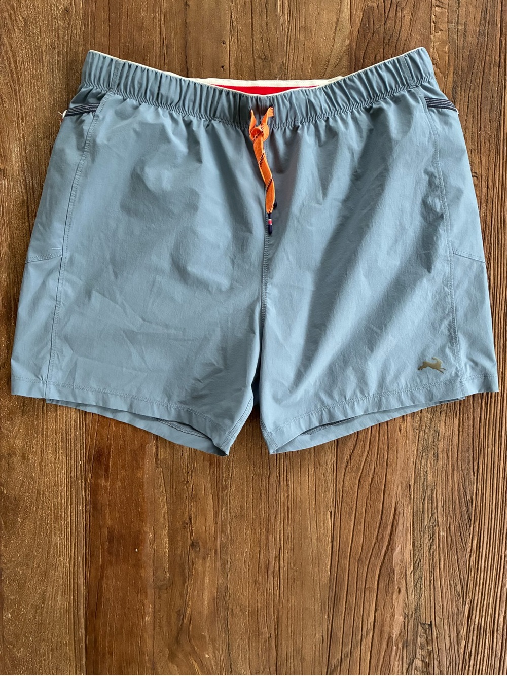Tracksmith Overland Men's Running Shorts Size Medium 5” Inseam Light Blue